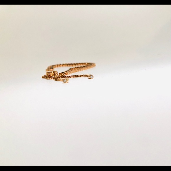 Swarovski Double Rose Gold Adjustable Bracelet - Picture 5 of 5